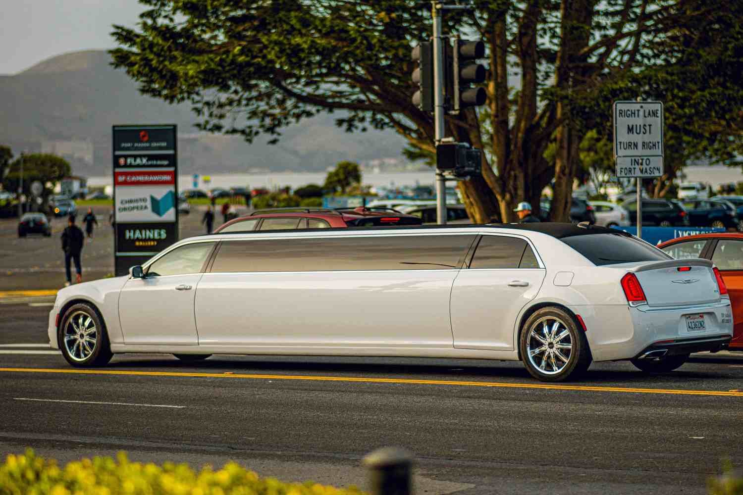 Prom limousine transportation
