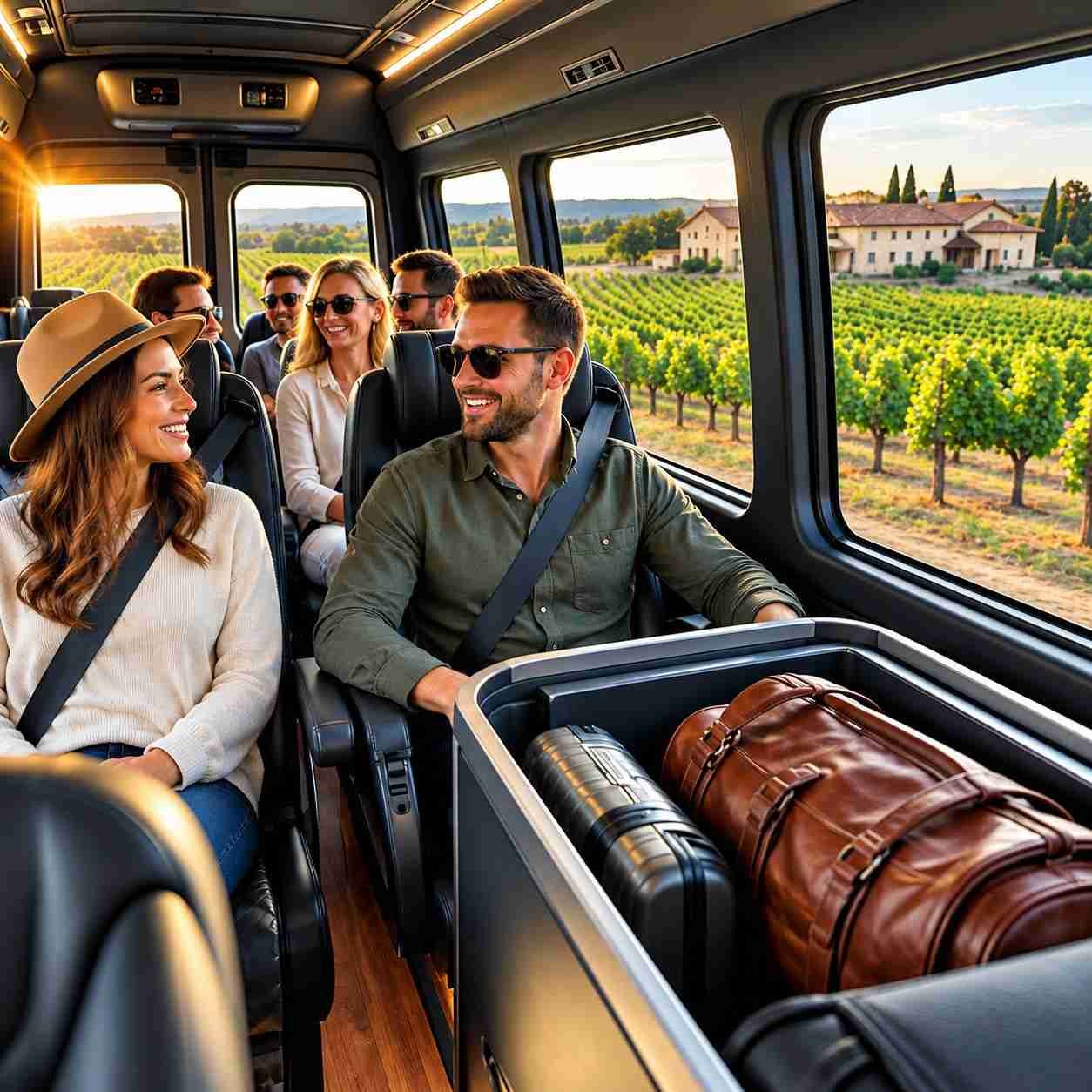 Wine tours transportation